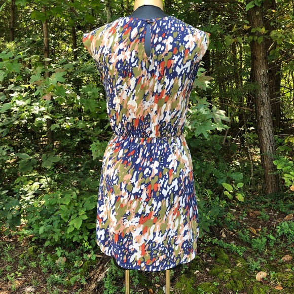 Forever 21 Mini Dress Tunic M Blue Green White - Picture 4 of 8